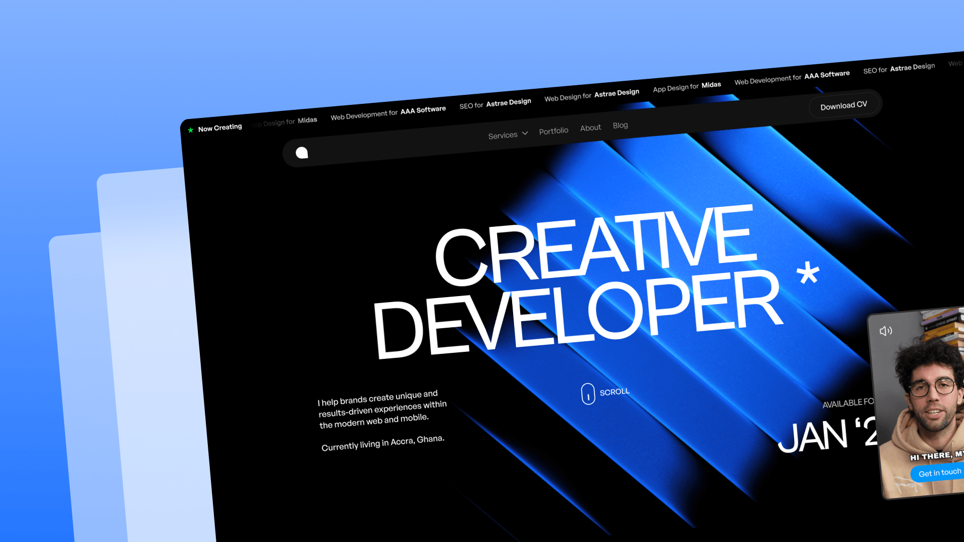 Arete - Creative Developer Portfolio