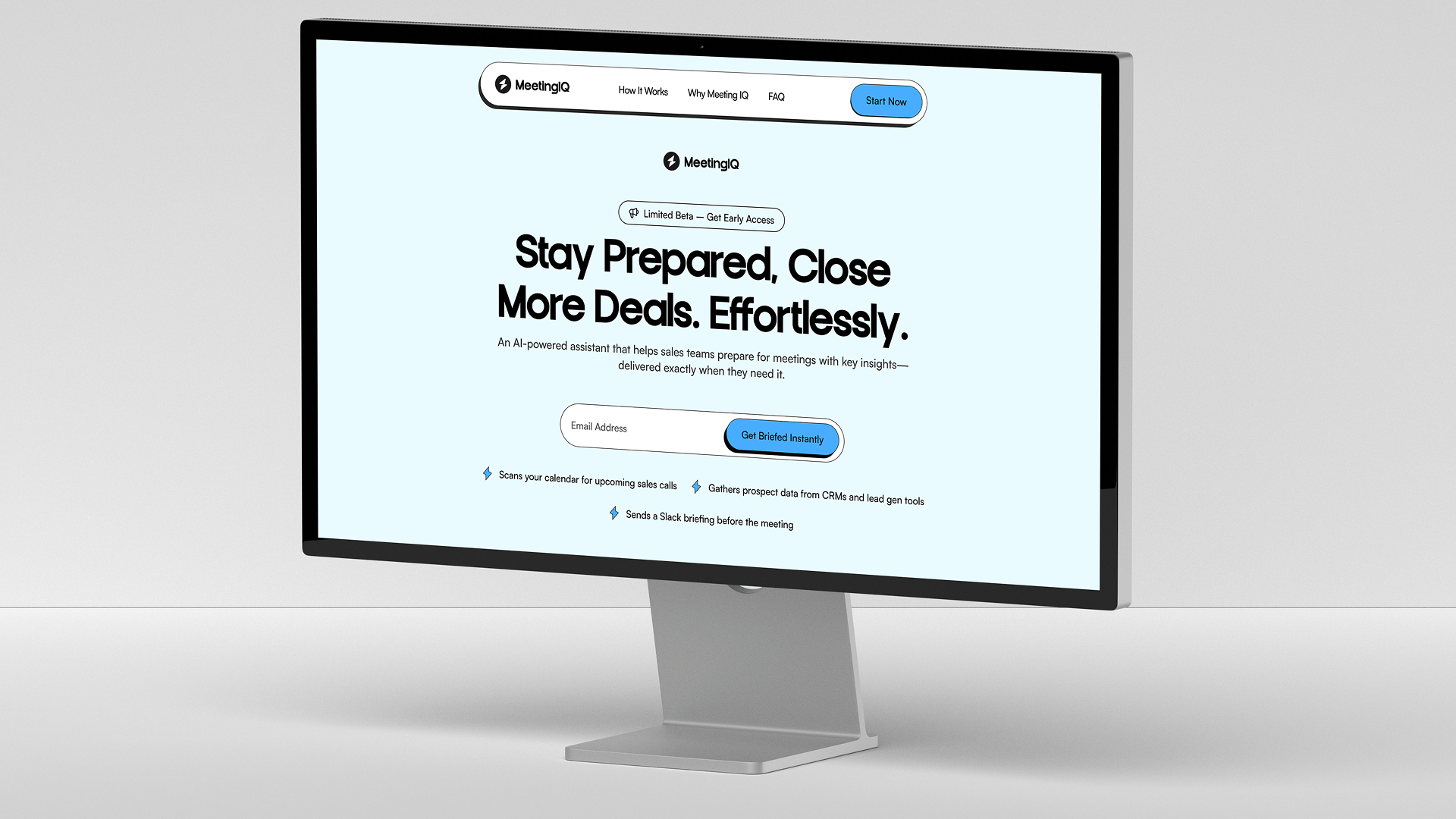 MeetingIQ - AI Sales Meeting Assistant Beta
